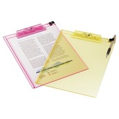 リヒトラブ バインダー クリップボード A4E クリスタル A5010-25