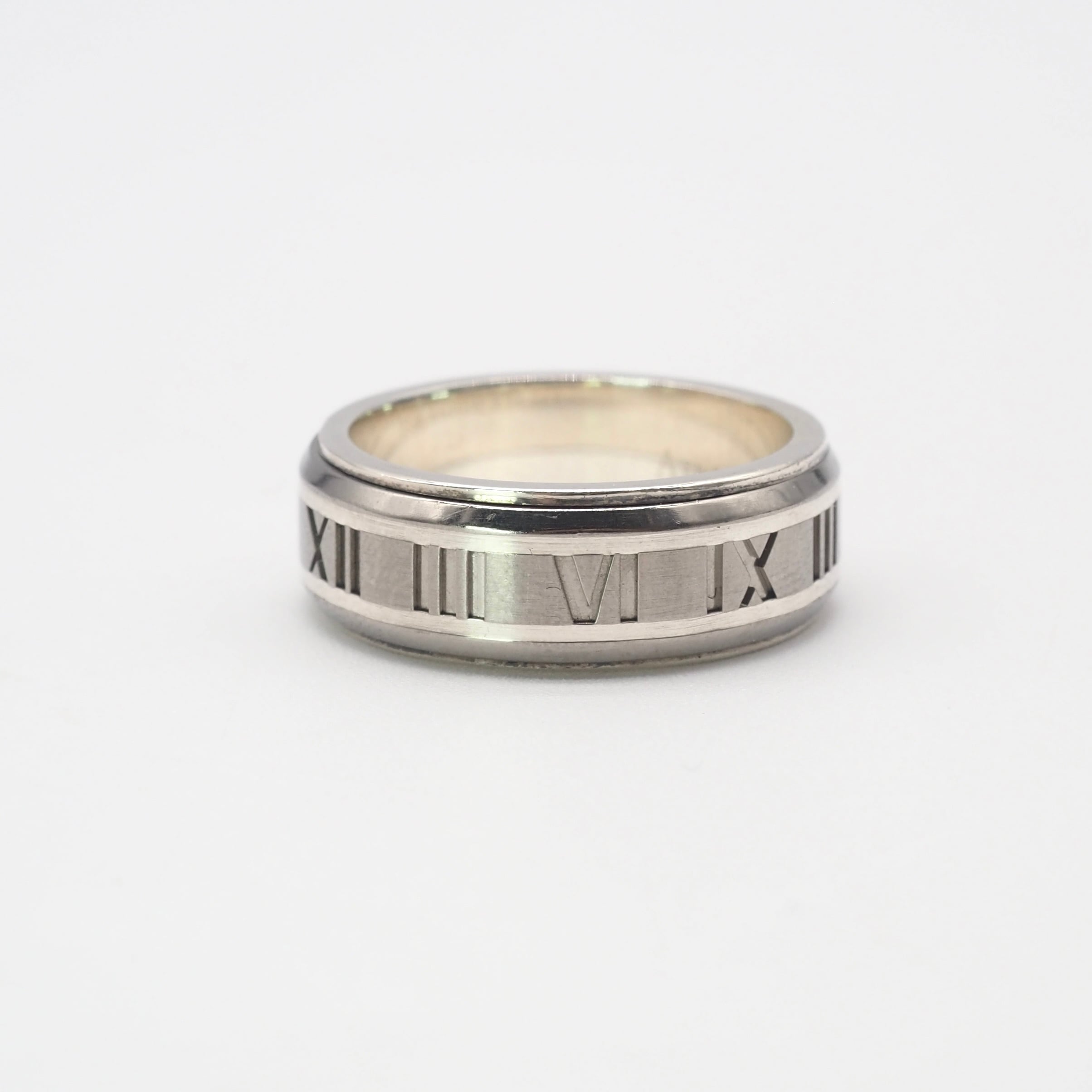 Tiffany&Co. 約23号 アトラスリング シルバー925 チタン ティファニー
