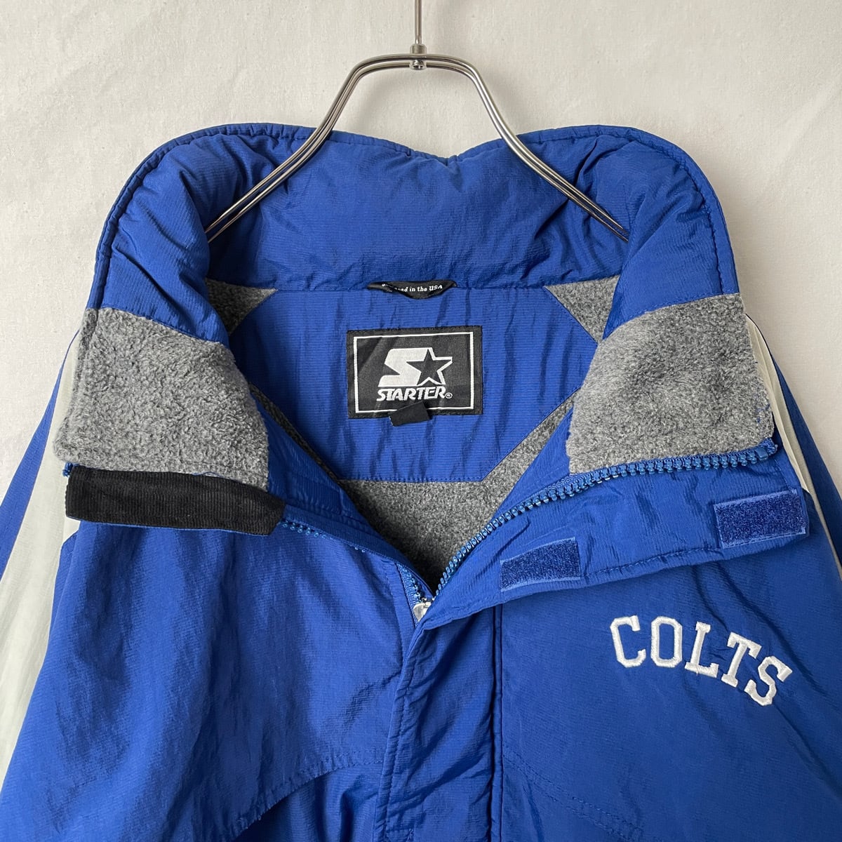 90s STARTER NFL COLTS ナイロンジャケット アメフト コルツ 青 ブルー