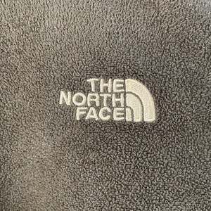 【THE NORTH FACE】ハーフジップ フリース プルオーバー 刺繍ロゴ メンズM アメリカ古着