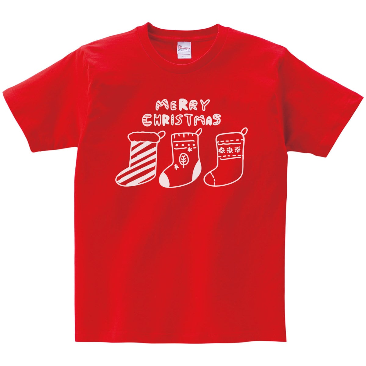靴下 メリークリスマス Tシャツ ms104 冬服 クリスマス かわいい