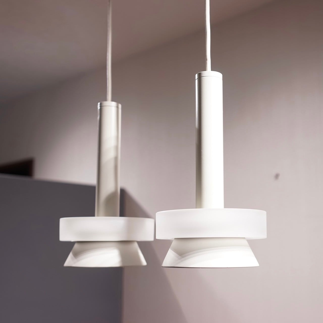 KOIZUMI ペンダントライト 2灯 APE510380 ガラス 照明 ホワイト