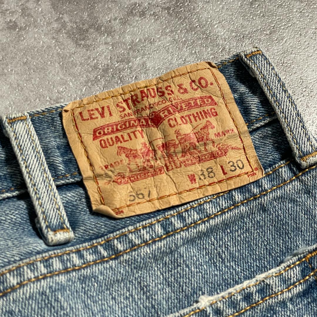 W38 L30】メキシコ製 usa levi's blue リーバイス 567 | ib2