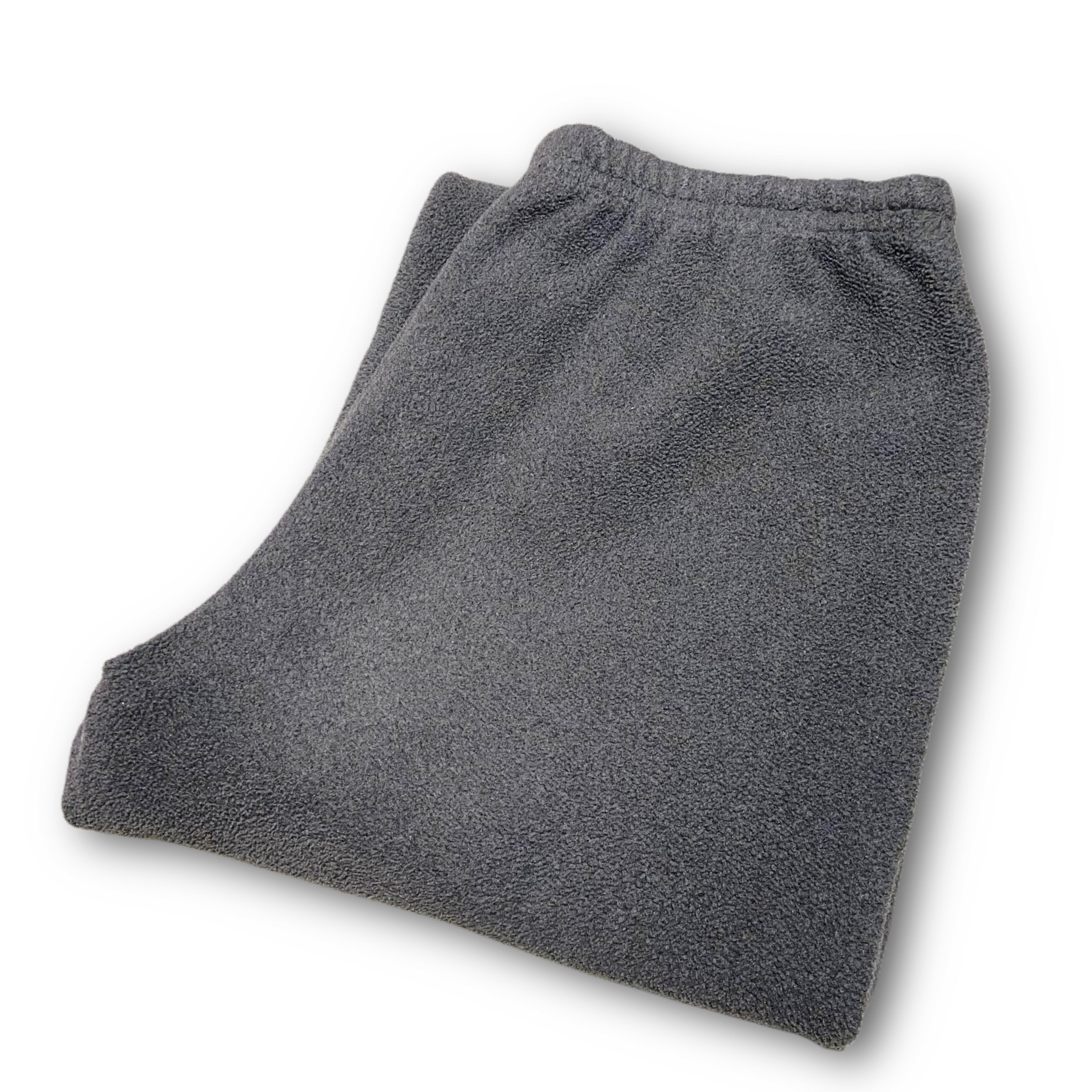 90s LANDS' END ランズエンド フリースパンツ【L】チャコールグレー