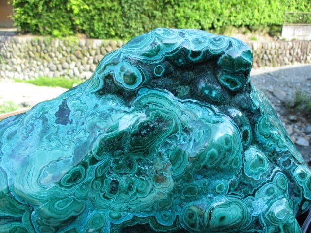 和名孔雀石 【送料無料】【高品質】コンゴ産特大クリソコラマラカイト16.7kg