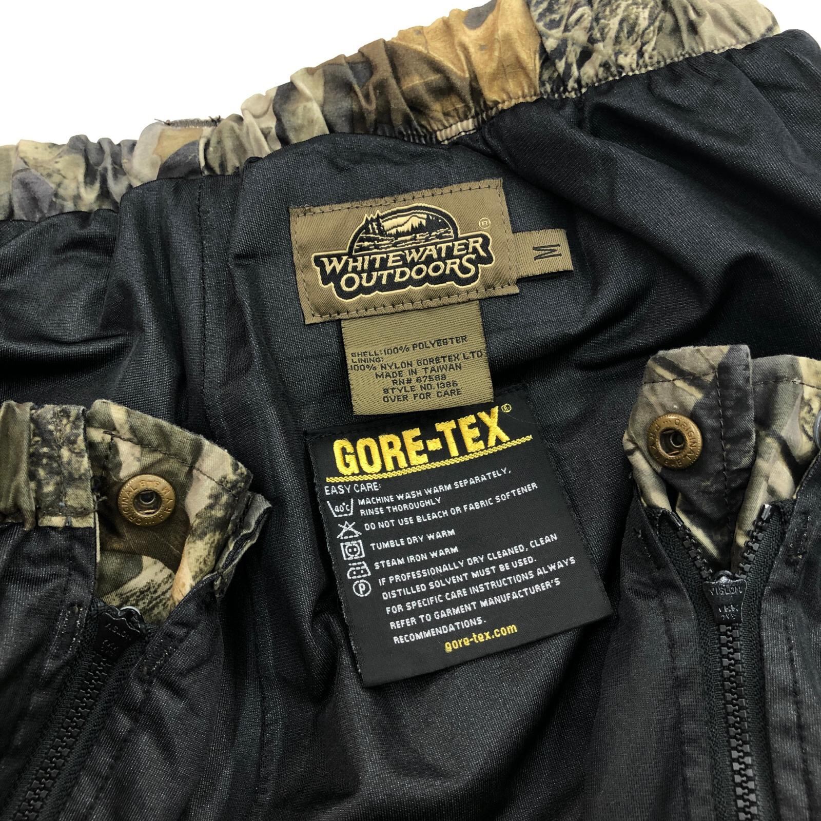 WHITEWATER OUTDOORS GORE-TEX リアルツリー ボトム カモ サイズ：M
