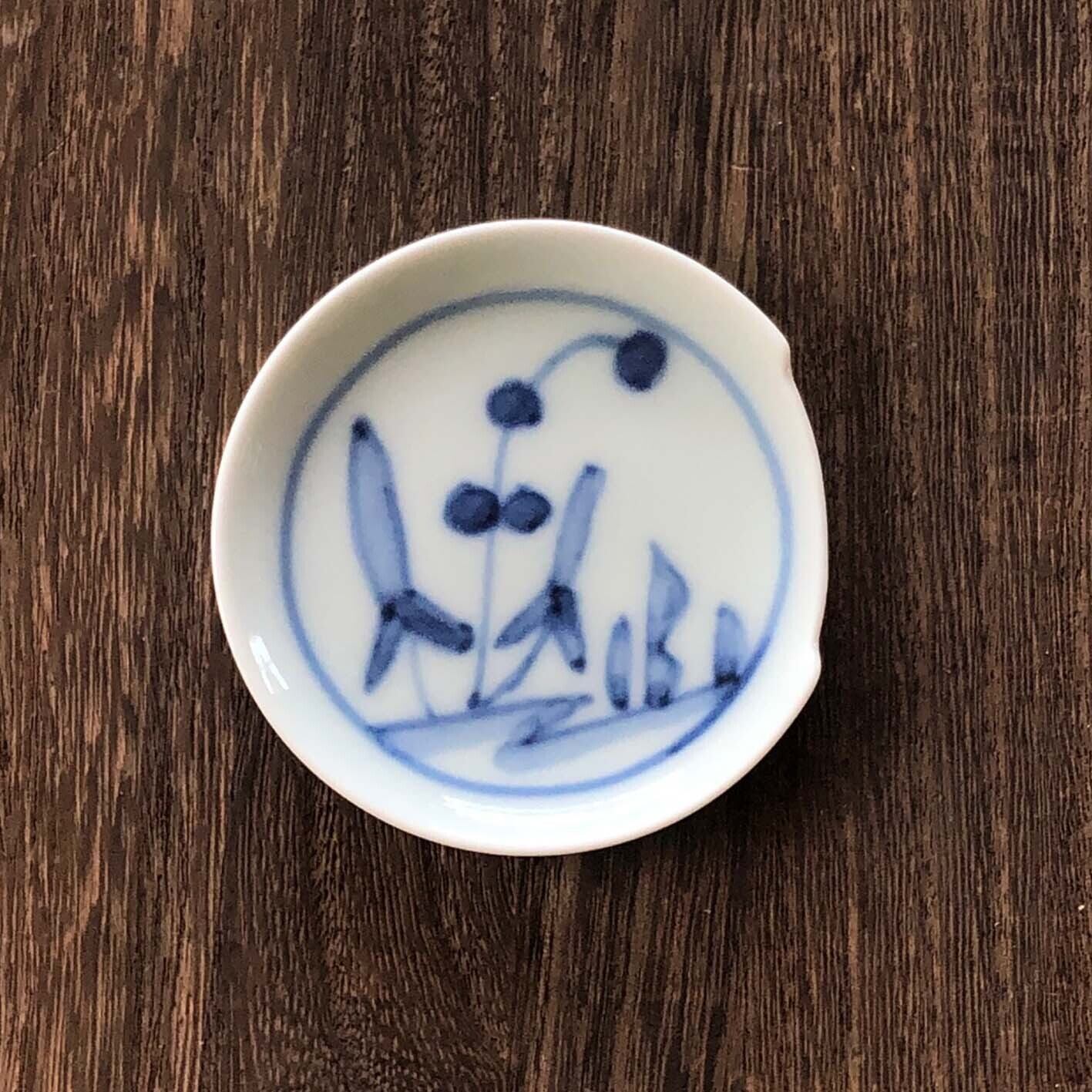 768）✿特価☆有田焼大日窯☆久保焦破作☆古伊万里写瓢型花入れ☆破魔