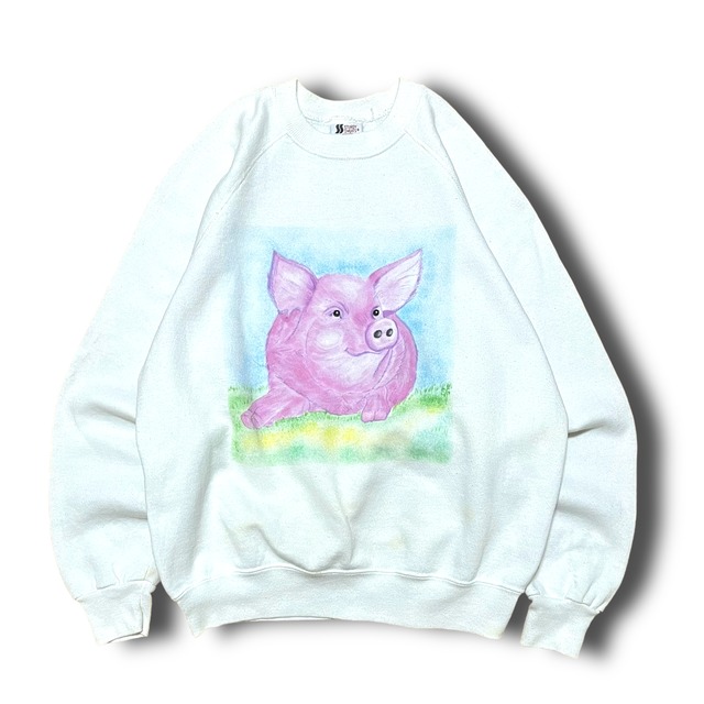 【Lee】1980's ラグランスリーブスウェット MADE IN USA