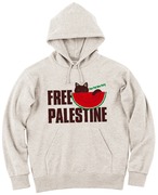 パーカー FREE PALESTINE（クリアファイルをプレゼント）