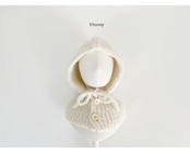 韓国子供服 / 26winter / VANILLA BUNNY / もこもこボタンバラクラバ / キッズ / 冬服 *FREE*