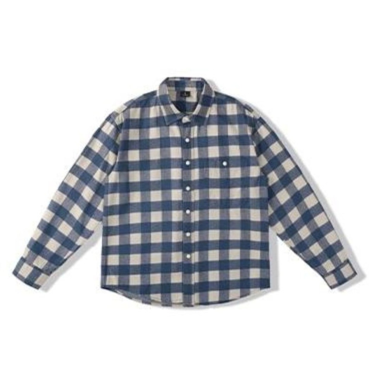 Block Check Long Sleeve Regular Fit Shirt ◇H0874