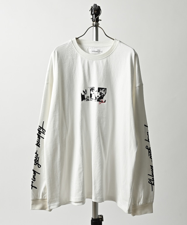 ATELANE Heavyweight Jersey DOG Photo Print L/S (BLK) 25A-24060 ATELANE Heavyweight Jersey DOG Photo Print L/S (BLK) 25A-24060