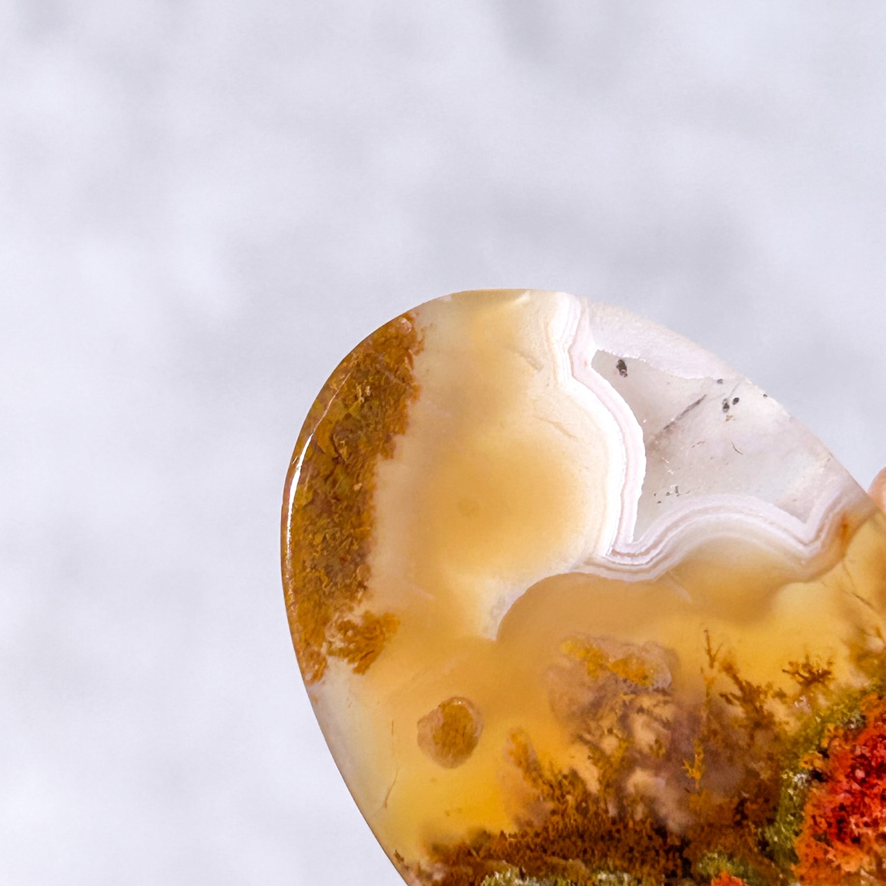 シーニックモスアゲート カボション * Scenic Moss Agate * 天然石