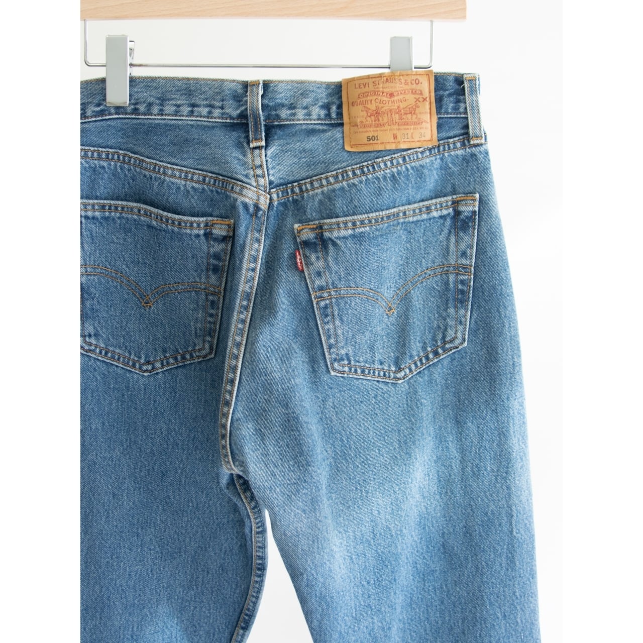 90年代 リーバイス Levi's 501 ジーンズ ストレートデニムパンツ USA製 レディースM(w26) ヴィンテージ /eaa246978レディースM表記サイズ