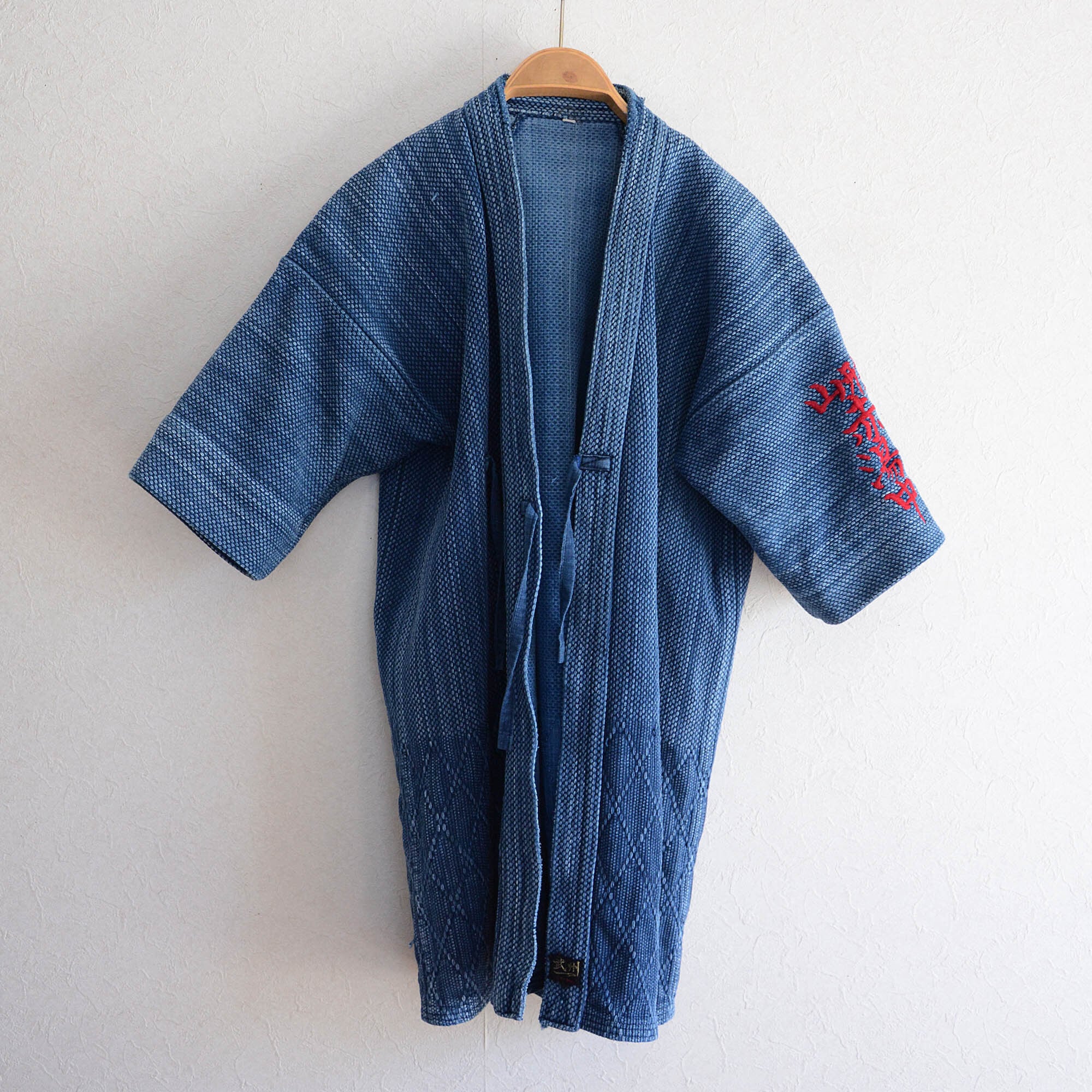 藍染　刺し子　リバーシブル　 パッチワークジャケット 藍染 刺し子 リバーシブル パッチワークジャケット Aoyama Daruma