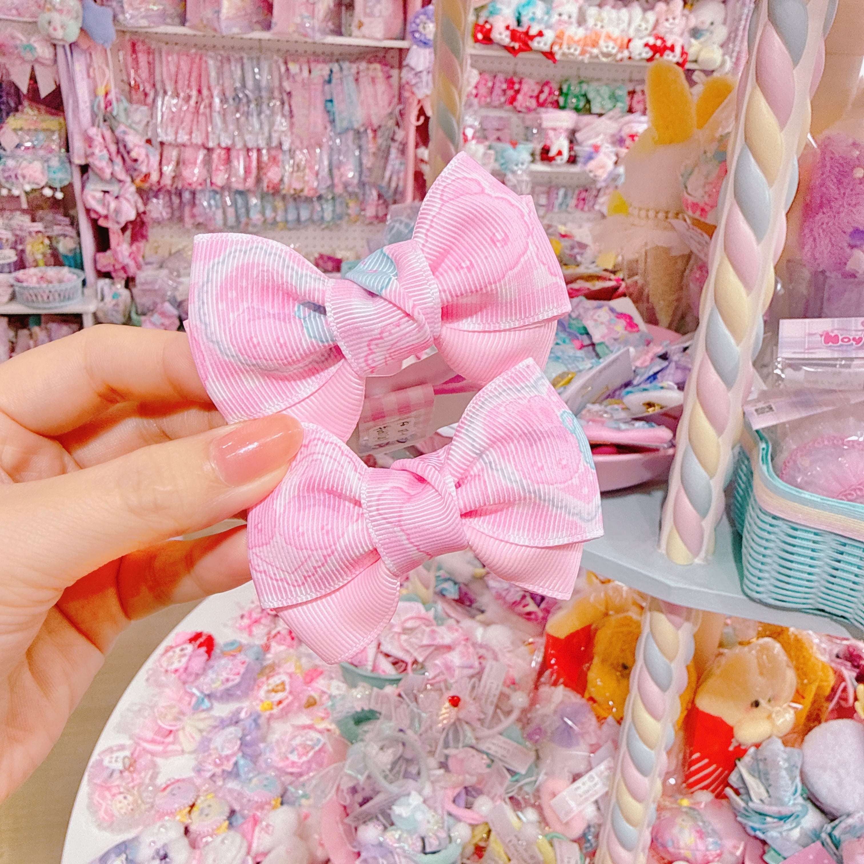 【K6】87-1シンプルツインヘアゴム