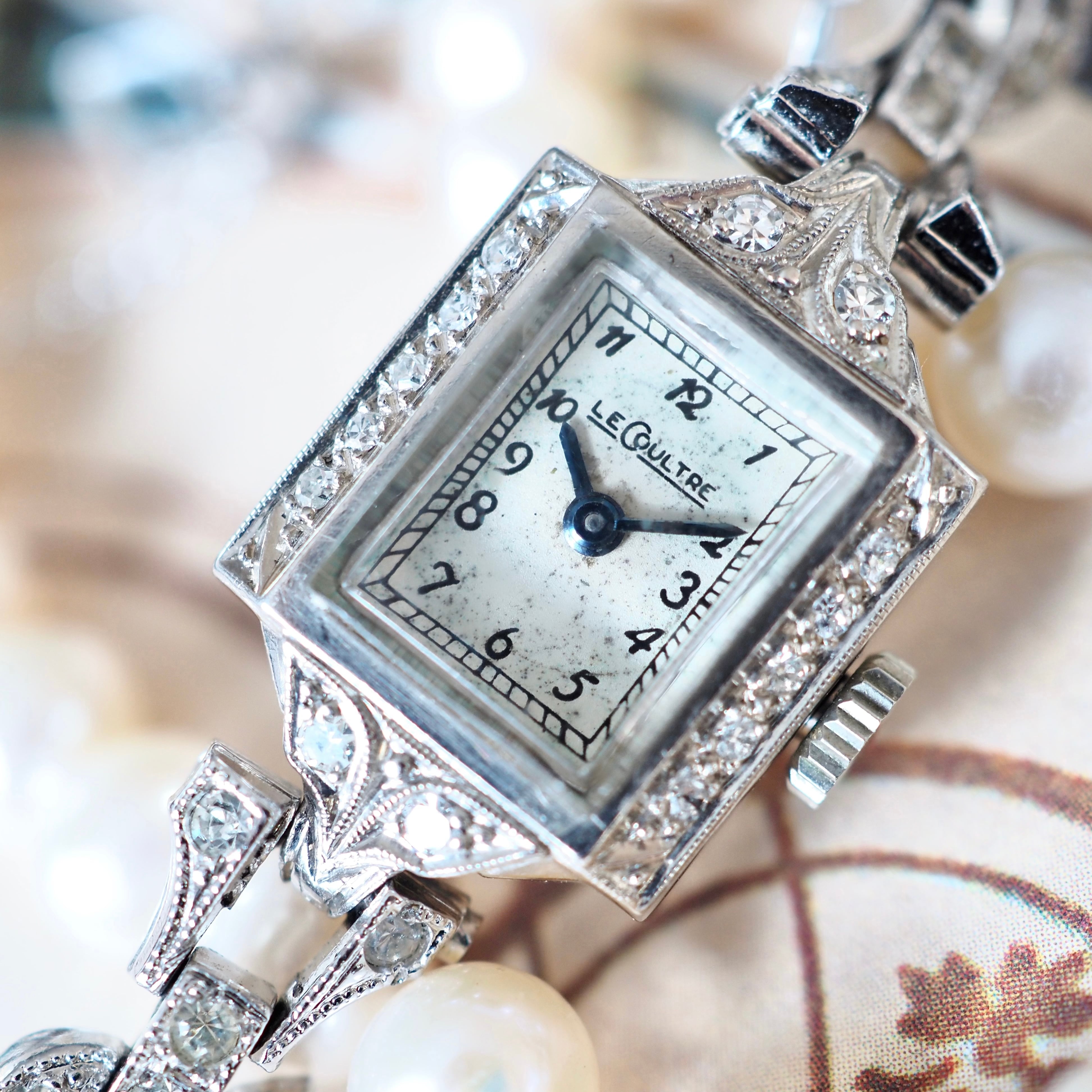 Le Coultre ジャガー・ルクルト プラチナ製 ダイヤモンド ジュエリー