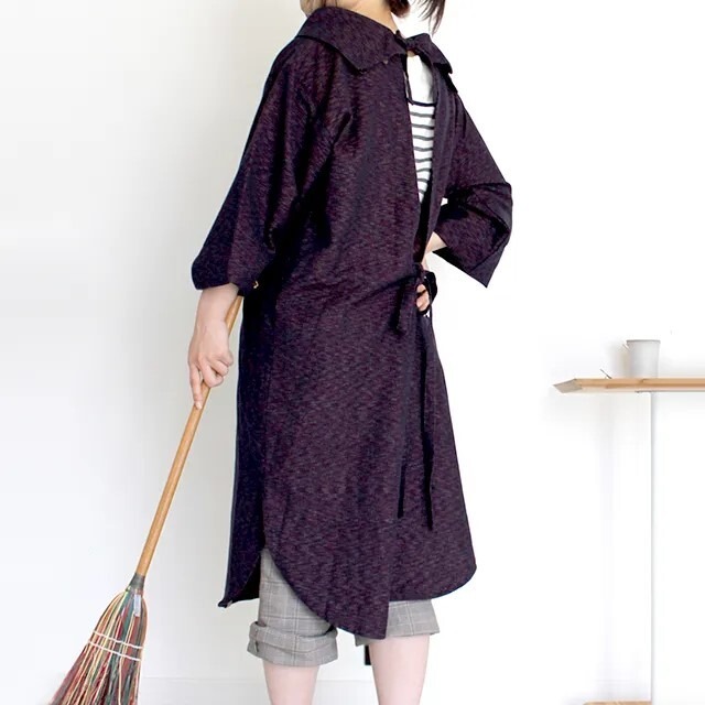 タートルネック割烹着