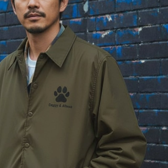 D&Aロゴ ユニセックス コーチジャケット PA0003