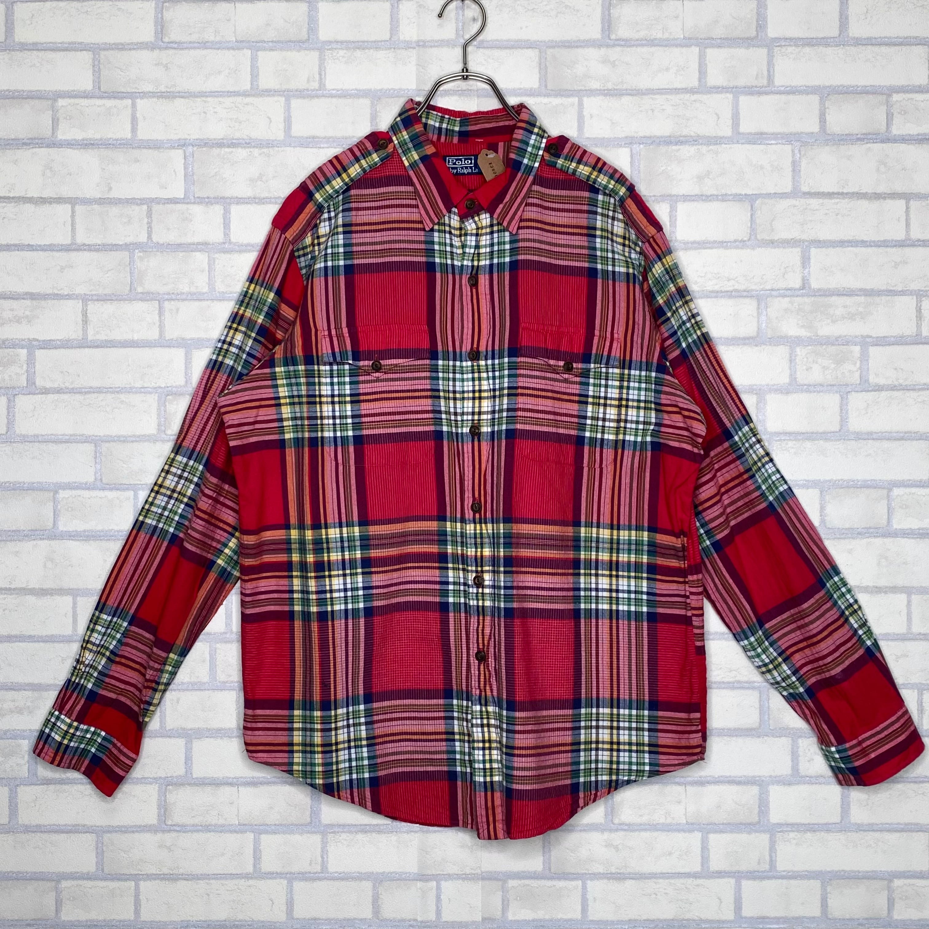 Polo by Ralph Lauren 長袖シャツ XL チェック柄 | 古着屋OLDGREEN