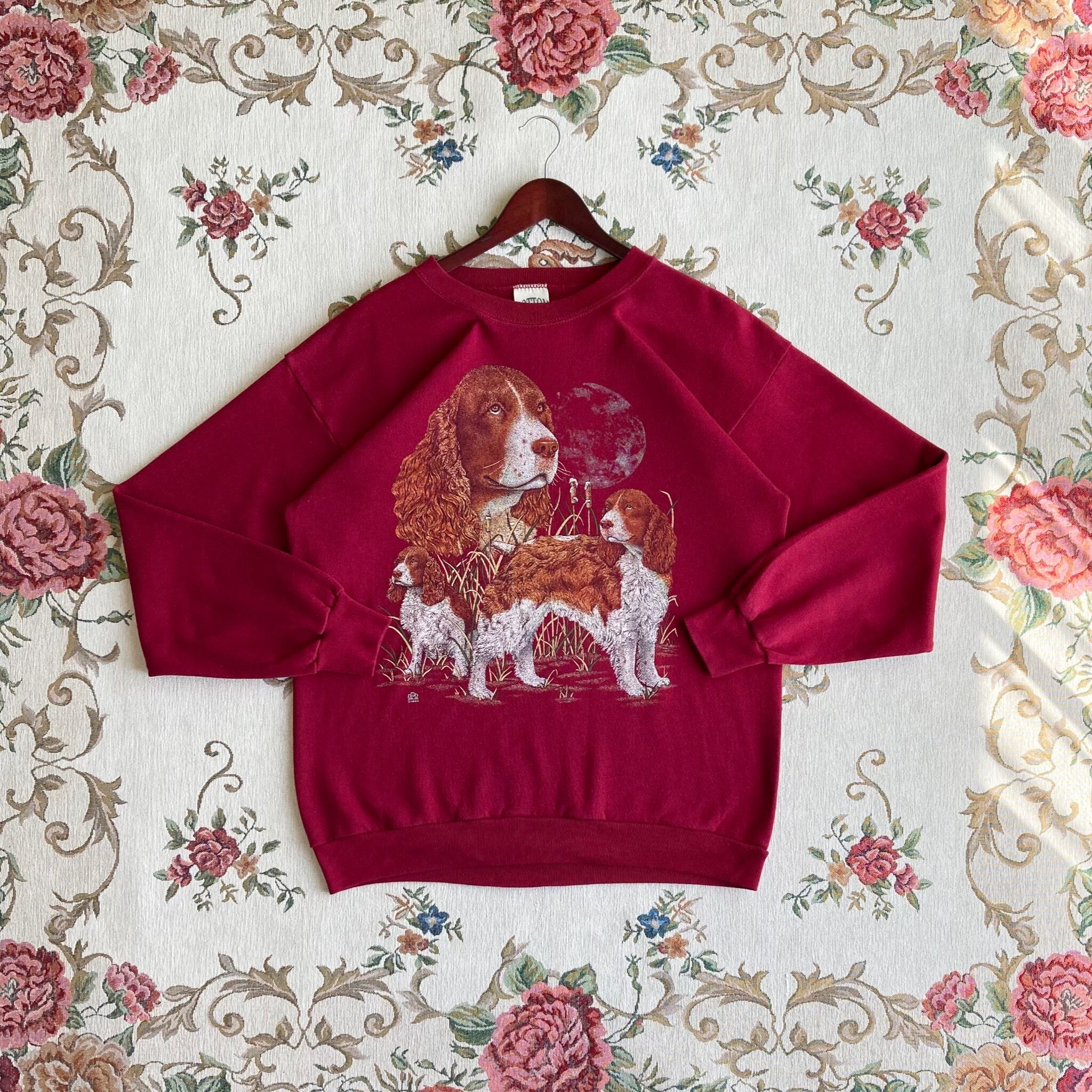 Animal print sweat shirt