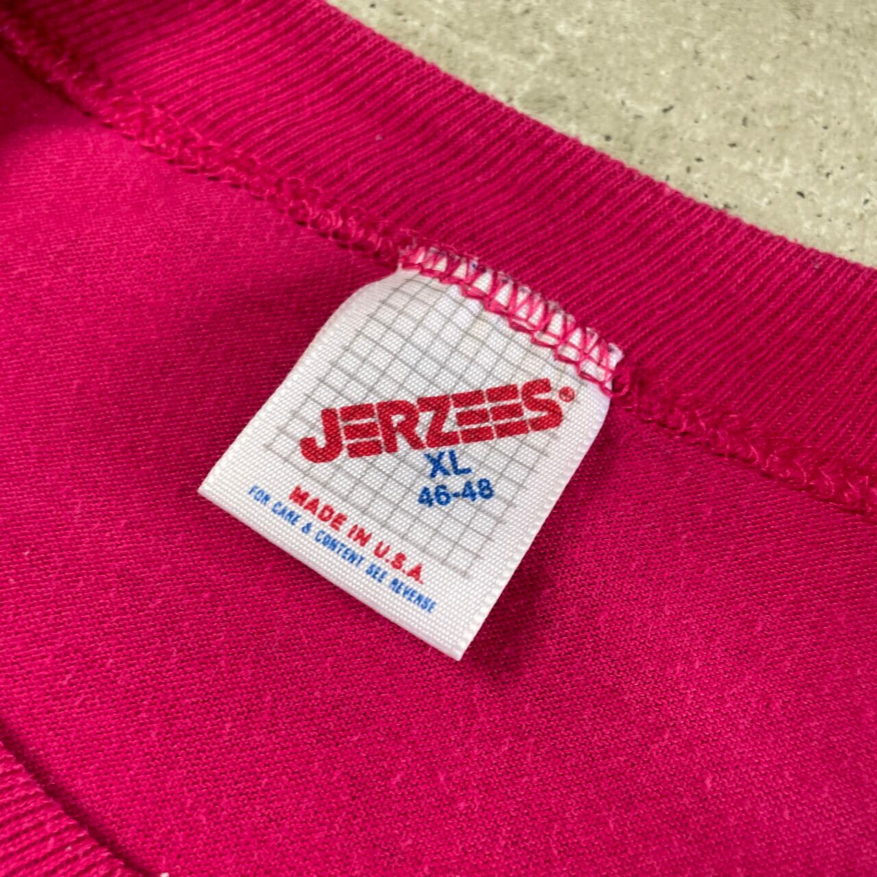 80年代 USA製 JERZEES ジャージーズ シングルステッチ 無地 ブランクT 