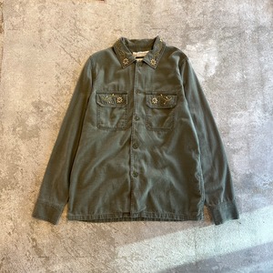 REMI RELIEF "MILITARY SHIRT（襟：花茎スタッズ）"