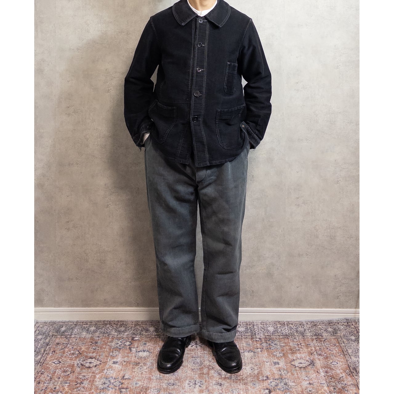 1940s ブラックモールスキン Le favori 1940s 