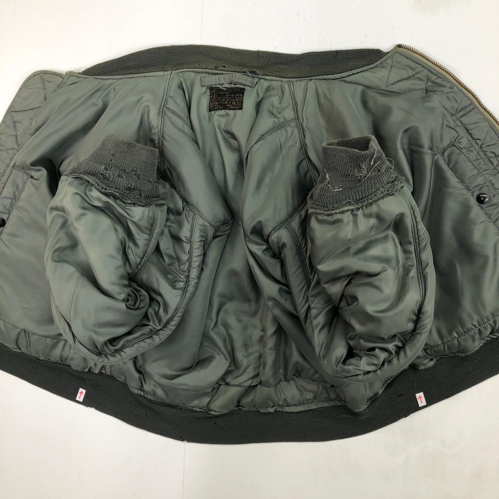 U.S.AIR FORCE 50年代 MA-1 フライトジャケット 黒タグ 1st 最初期