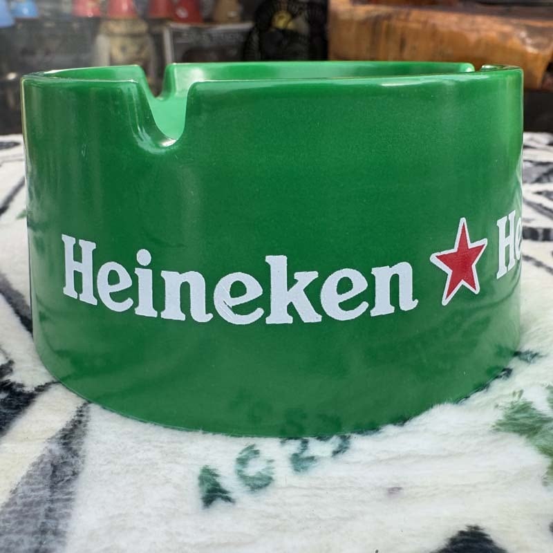 アメリカン雑貨、ノベルティ灰皿 Heineken、ハイネケン、Corona