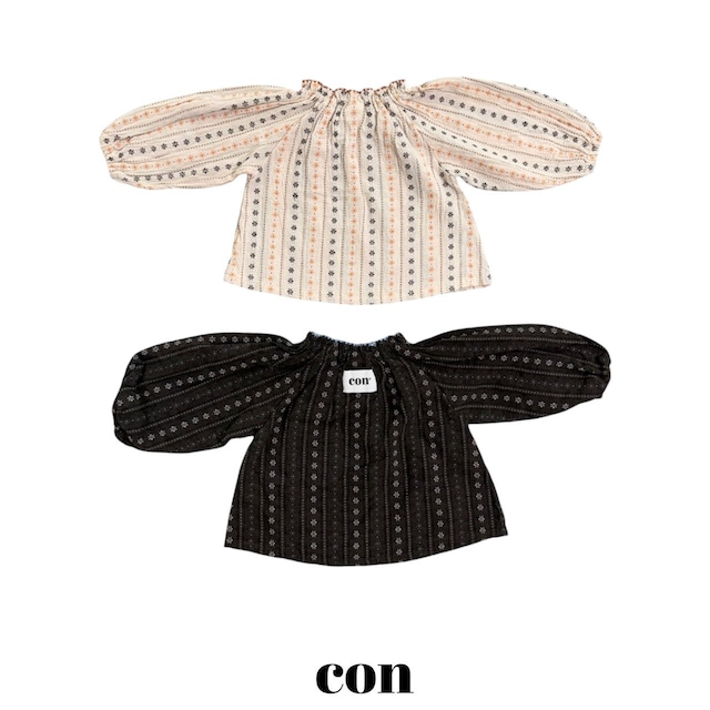 【取寄】con|mellow blouse|メロウブラウス|XXS-M(1-4号)|toddler|26 autumn