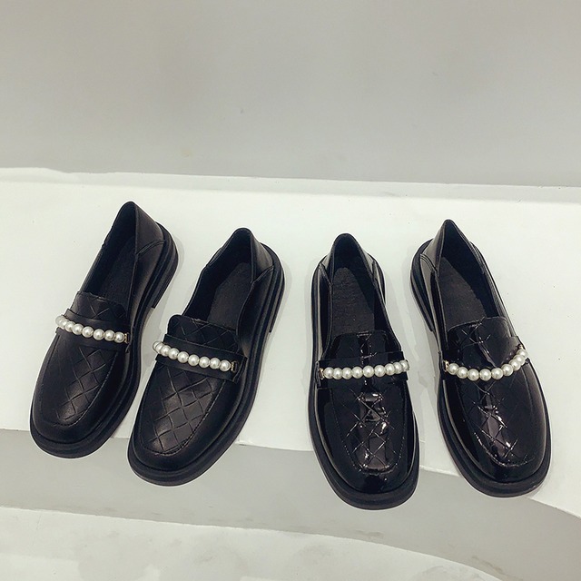 レディースイブニングレザーシングル 靴 シューズ スクウェア 部族の婦人靴22426759325