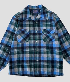 -Pendleton- Vintage 70s M Board Shirt made in USA