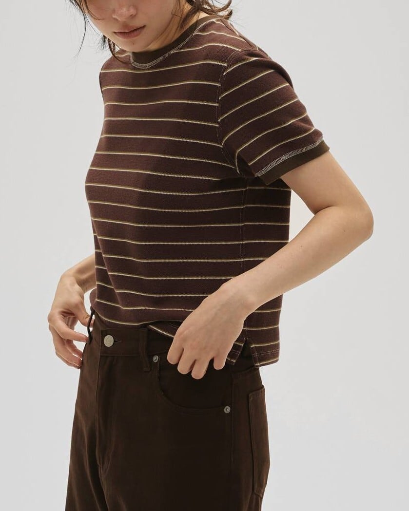 TODAYFUL(トゥデイフル) Border Ringer Tee | サウスオレンジ|メンズ TODAYFUL(トゥデイフル) Border Ringer Tee | サウスオレンジ|メンズ