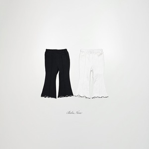 予約： Edge flare pants〔bebenine〕