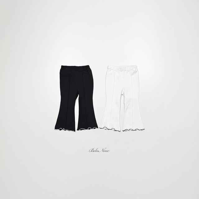 予約： Edge flare pants〔bebenine〕