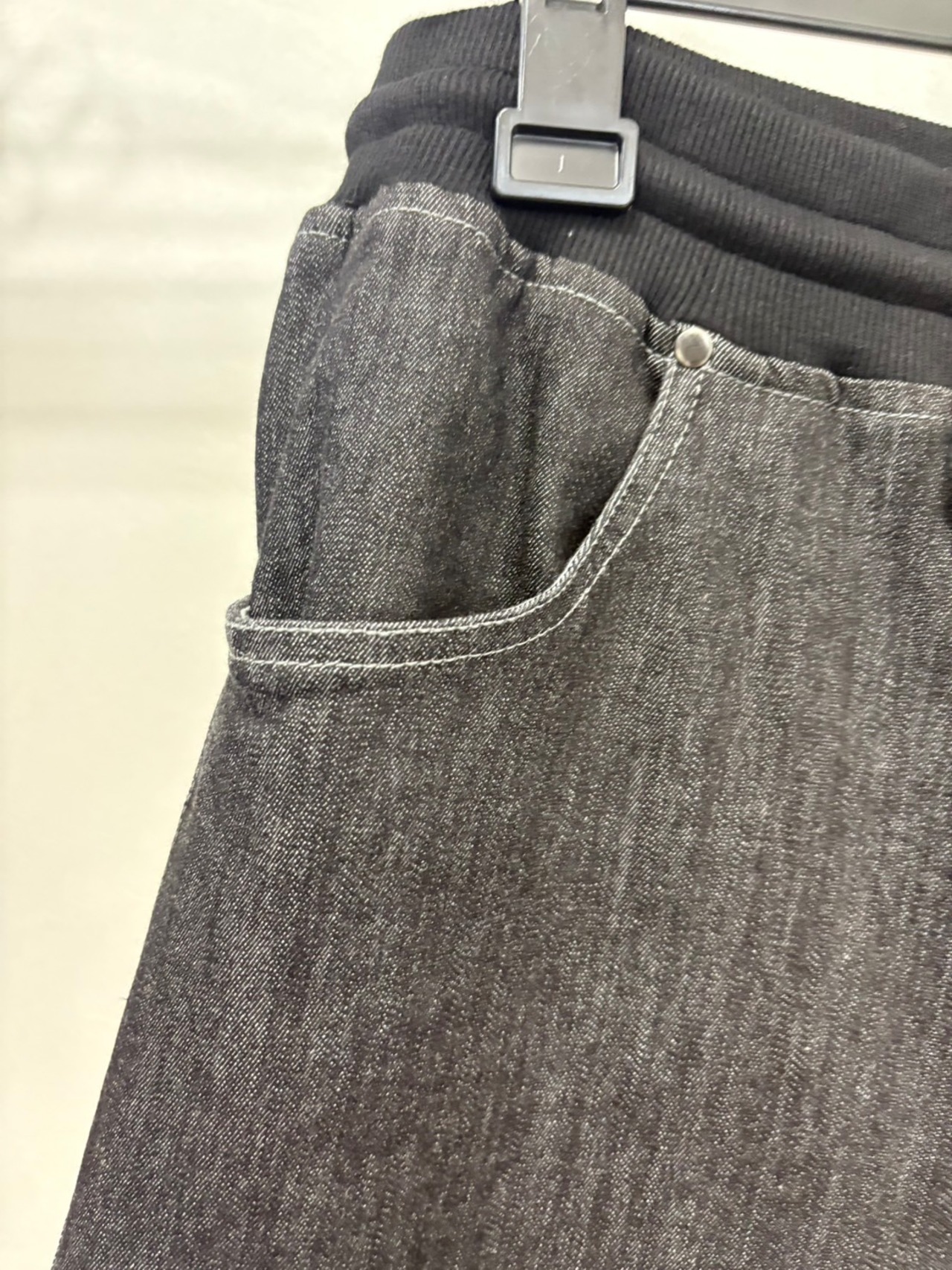 ganosch サイドタックデニム ウエストゴム 61509