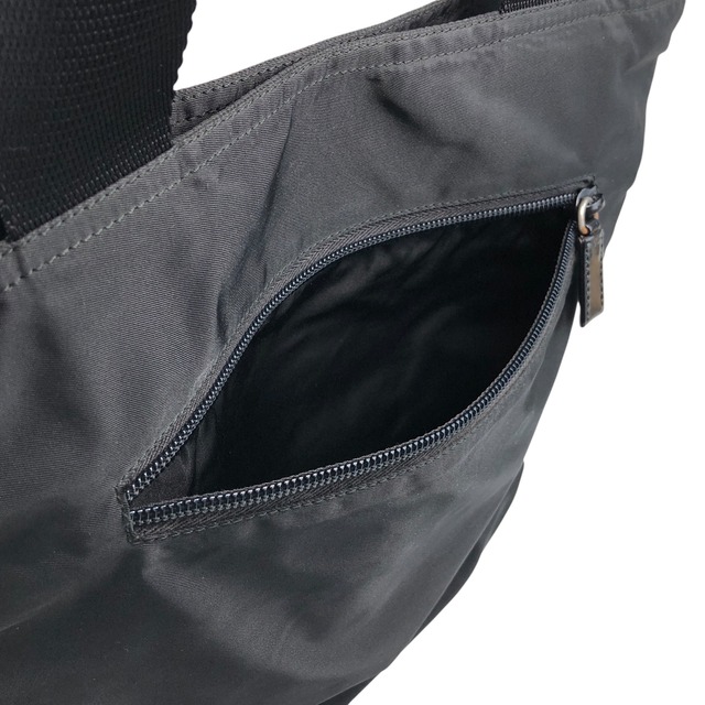 PRADA プラダ トートバッグ ブラック トライアングルロゴ ナイロン vintage ヴィンテージ オールド dmp62y