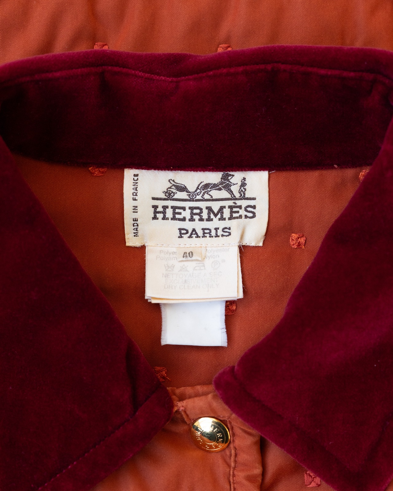 〈Hermès〉Paddock coat