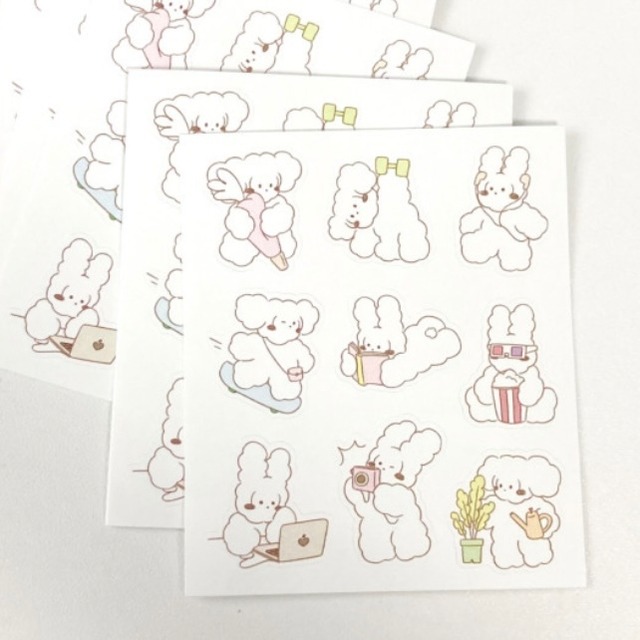 PUMPNPULI〔daily sticker 2種類〕