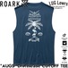 ROARK ロアーク Tシャツ メンズ カットオフTシャツ ノースリーブTシャツ 速乾Tシャツ ドライTシャツ 吸水速乾 軽量 グラフィックTシャツ “AUGS” DriRelease CUTOFF TEE RTJDR1223-LGB 26SU 日本代理店正規品