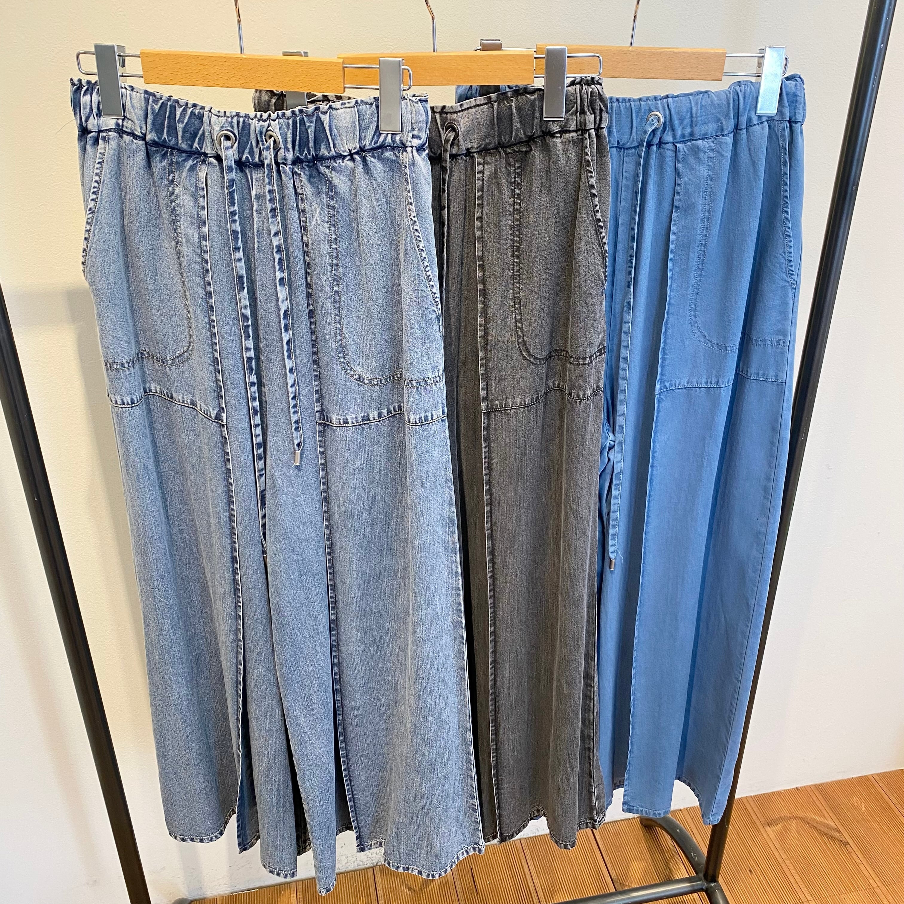 CYNICAL / テンセルデニムワイドパンツ 612-96023 | BENE COLLECTION