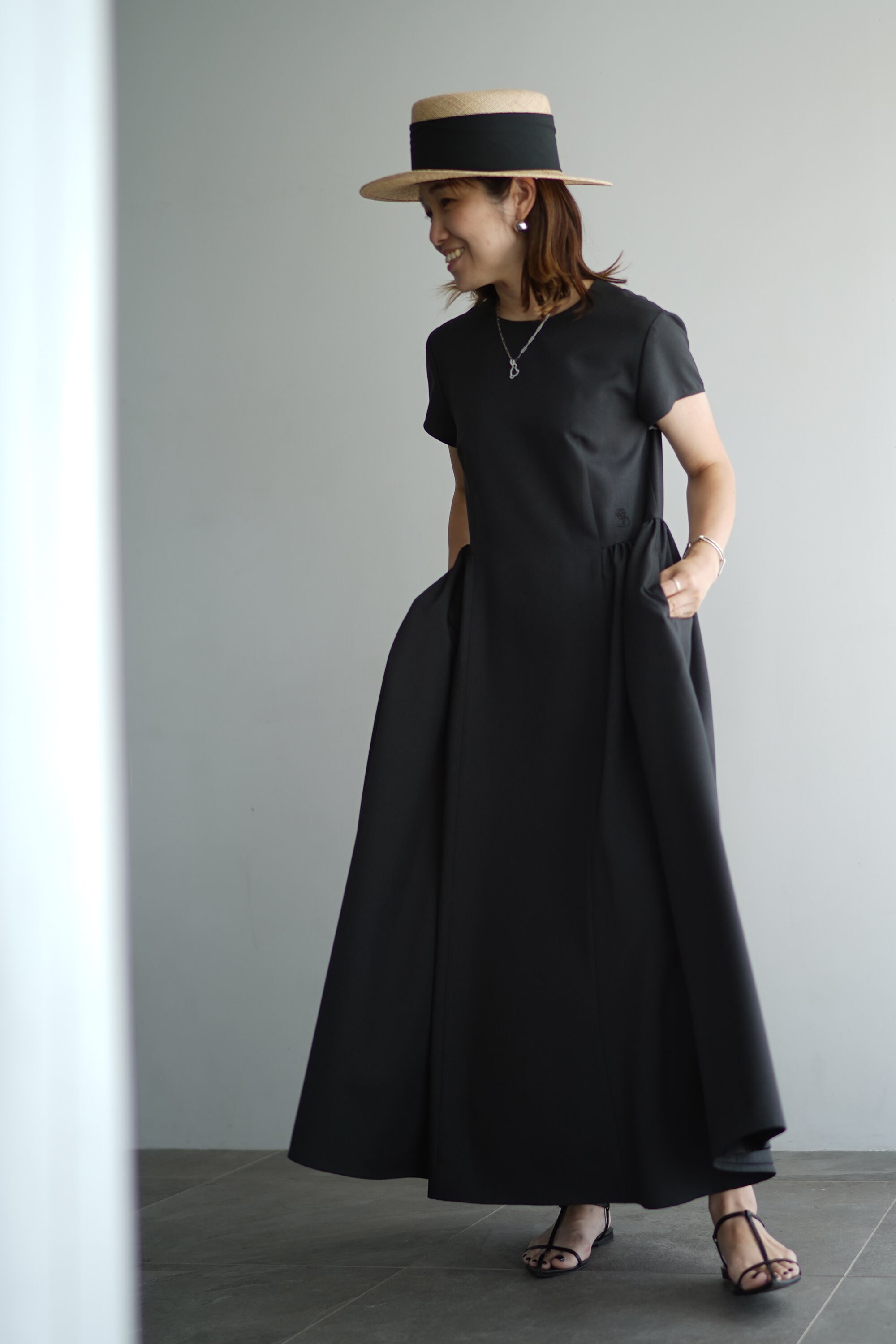 EVERYDAY DRESS mature s-sleeve グレーブラック 数量限定 | THE9SHOP 