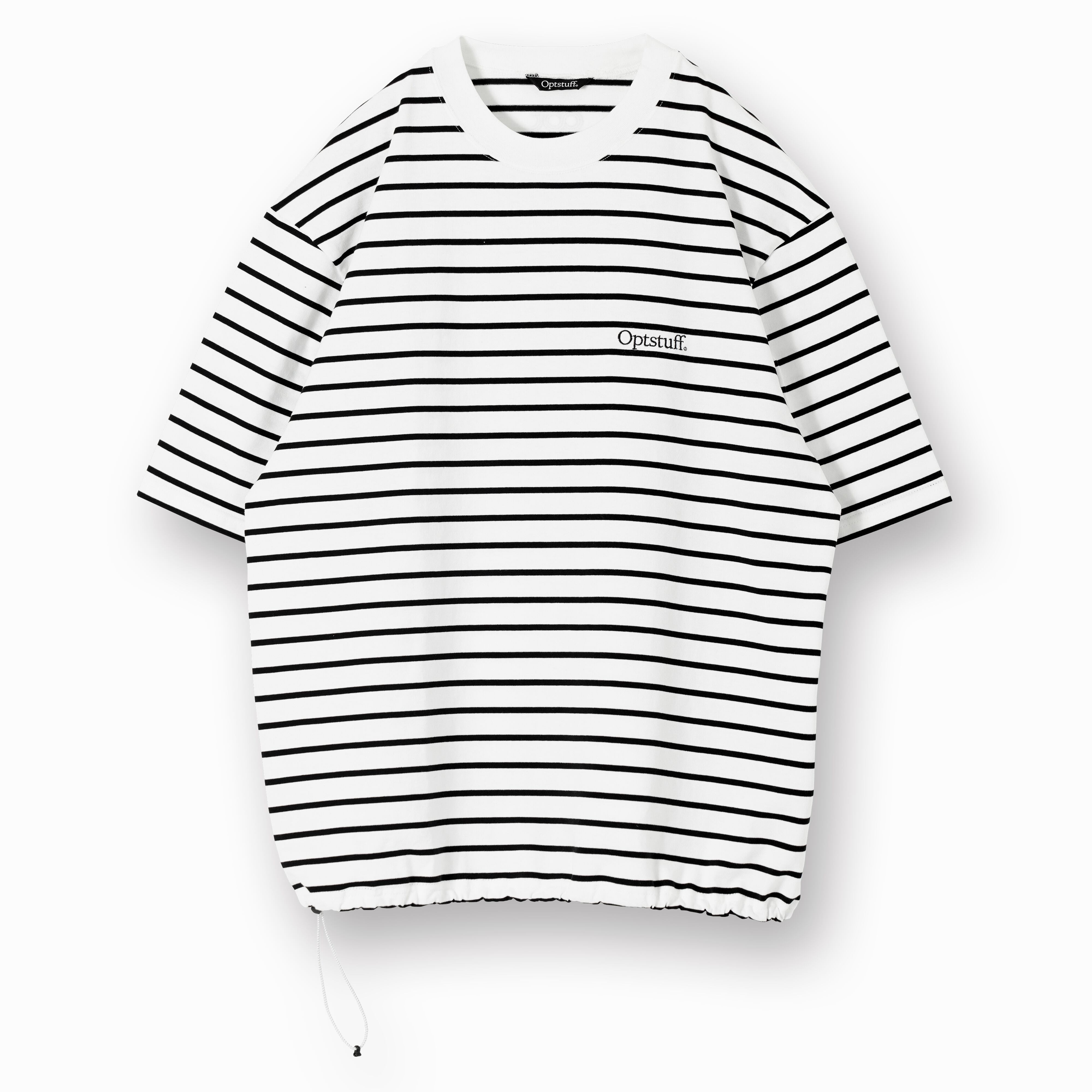 Optstuff DRAWSTRING T-SHIRT(WHITE)