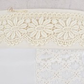 フラメンコ 衣装 エプロン ホワイト系 オフホワイト クリーム 白 刺繍 フリル レース リボン ダンス パーティ 発表会 飾り 装飾 おしゃれ かわいい エレガント