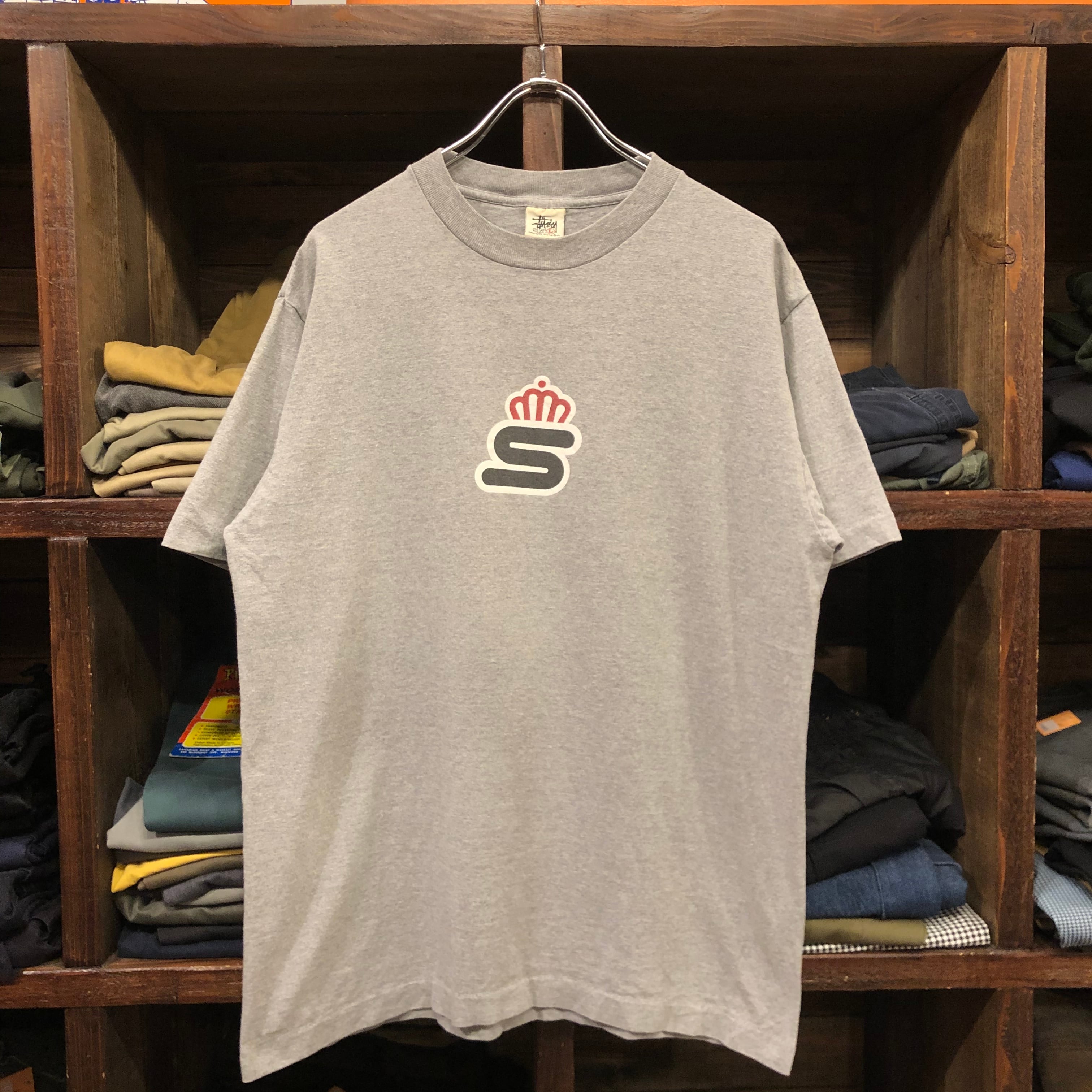 専用 90s old stussy スウェット カレッジロゴ 白タグ-