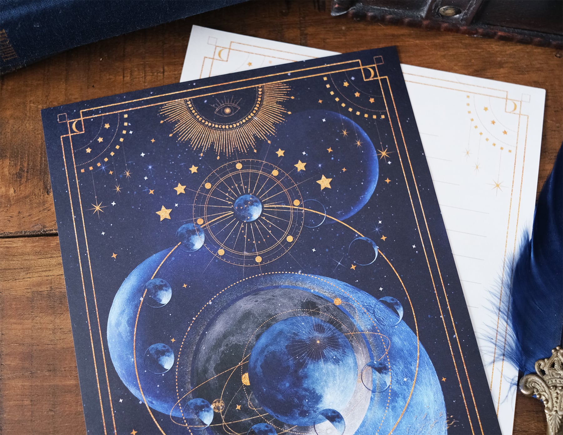 BLUE PLANET セット安田松齋（五代松齋）和田三造画伯下絵「ヒマラヤ乃