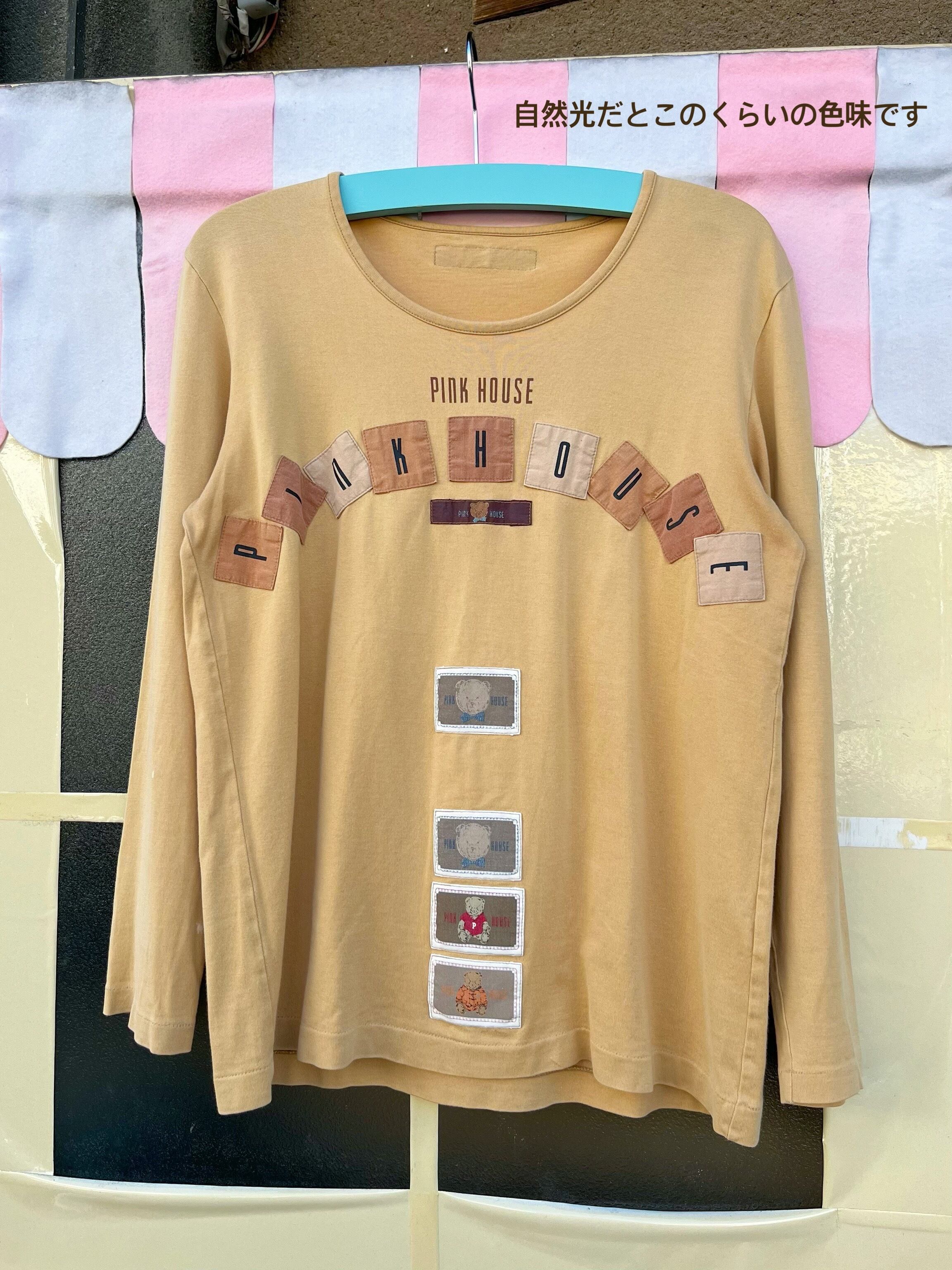 PINK HOUSE / bear wappen cutsew