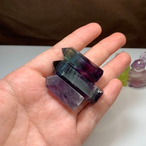 1.ペア☆カラフルフローライトうさぎさん