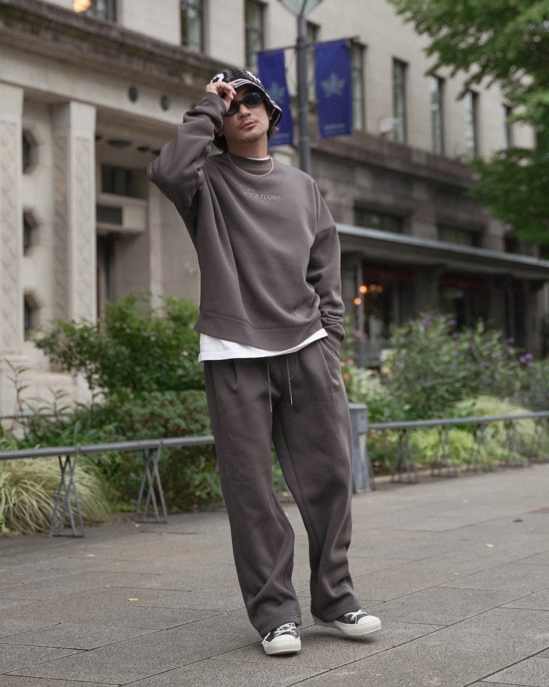 Re:room】TUCK WIDE SWEAT PANTS［REP302］ | #Re:room（リルーム）